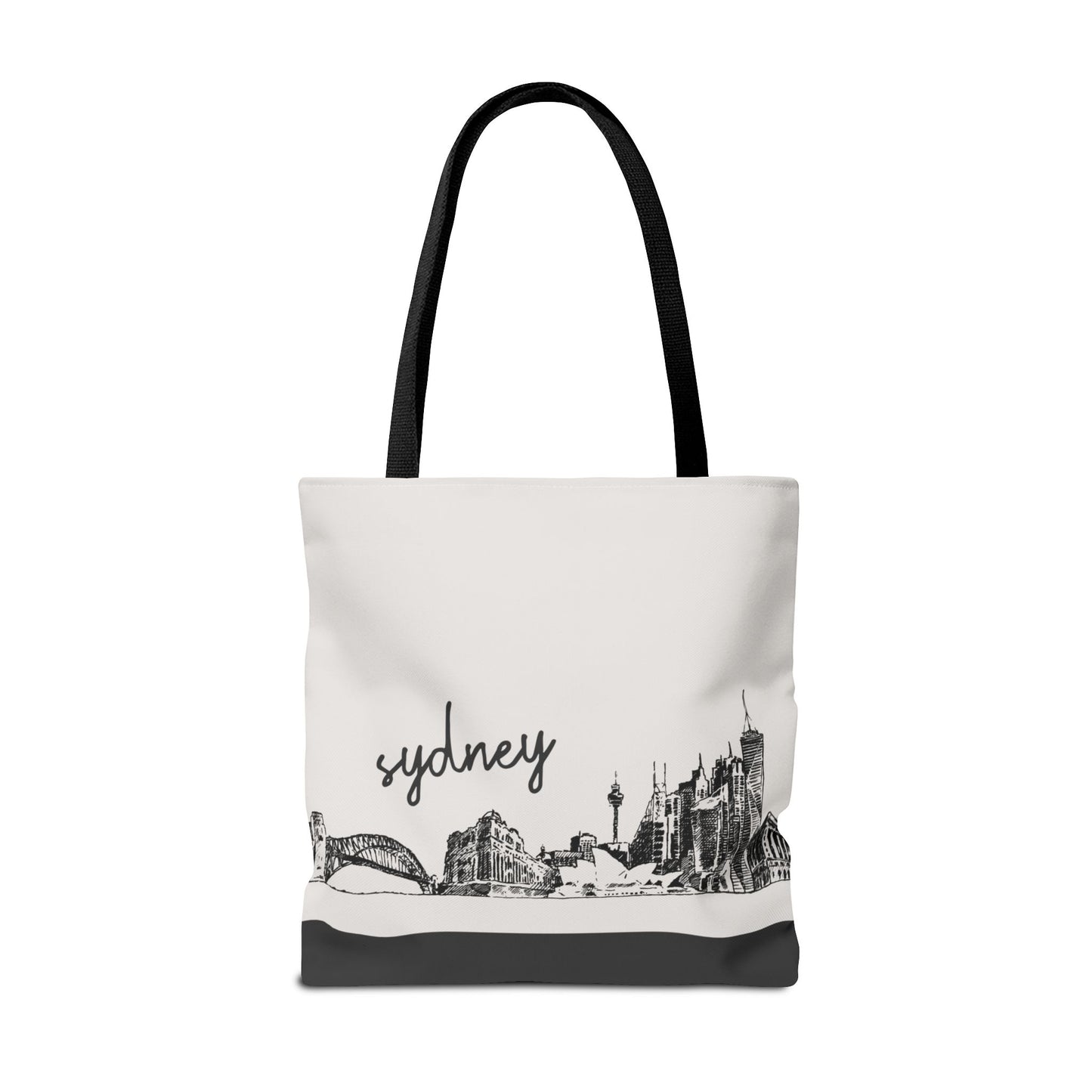 Sydney Travel Tote Bag – Lightweight Wanderlight Tote, Skyline Design, Durable Everyday Adventure Bag