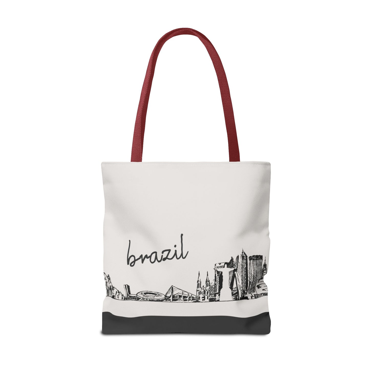 Brazil Travel Tote Bag – Lightweight Wanderlight Tote, Skyline Design, Durable Everyday Adventure Bag
