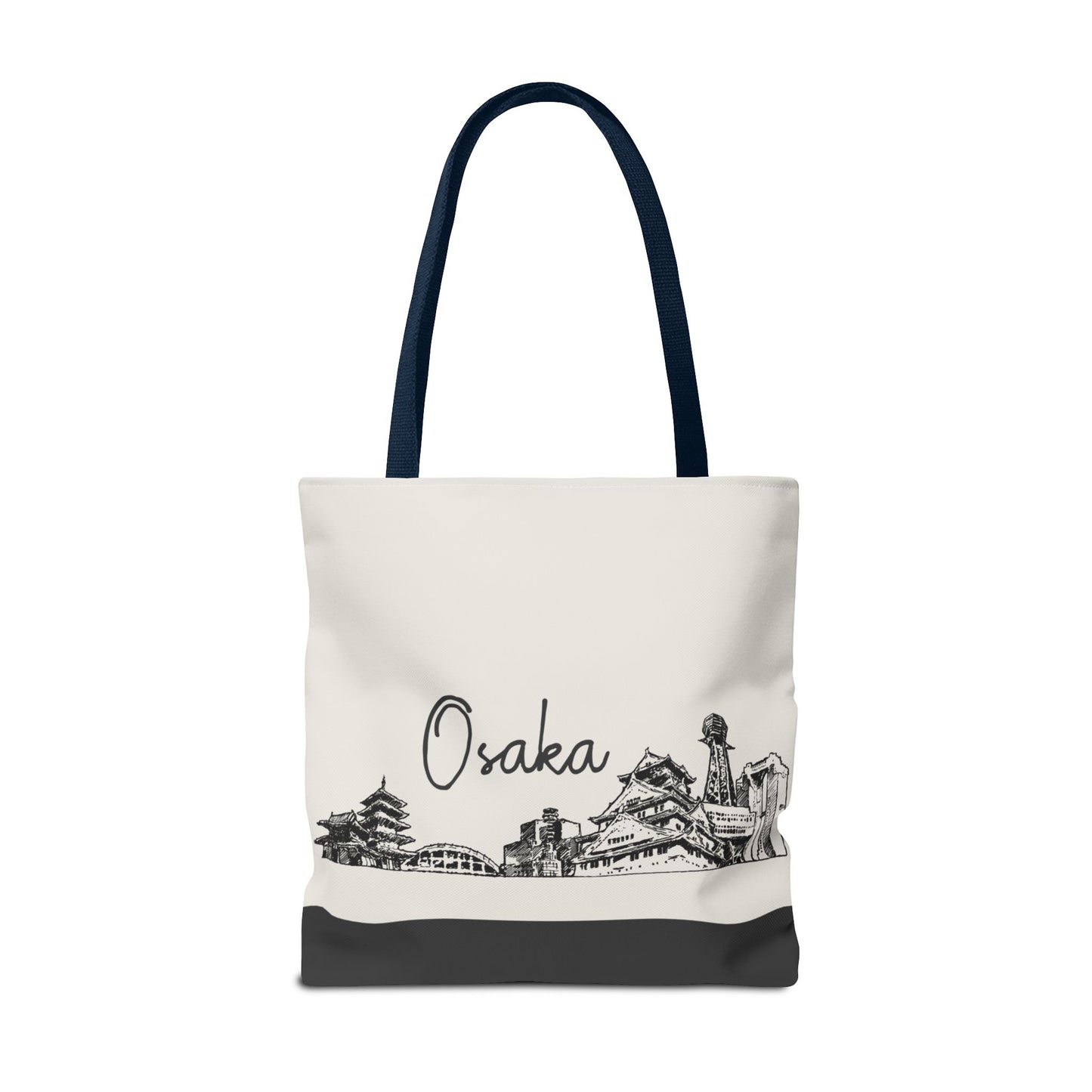 Osaka Travel Tote Bag – Lightweight Wanderlight Tote, Skyline Design, Durable Everyday Adventure Bag