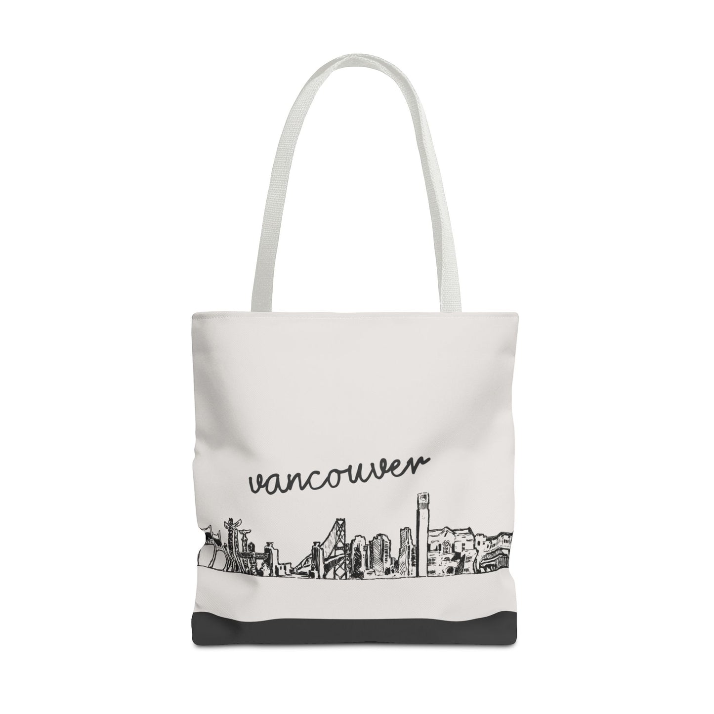 Vancouver Travel Tote Bag – Lightweight Wanderlight Tote, Skyline Design, Durable Everyday Adventure Bag