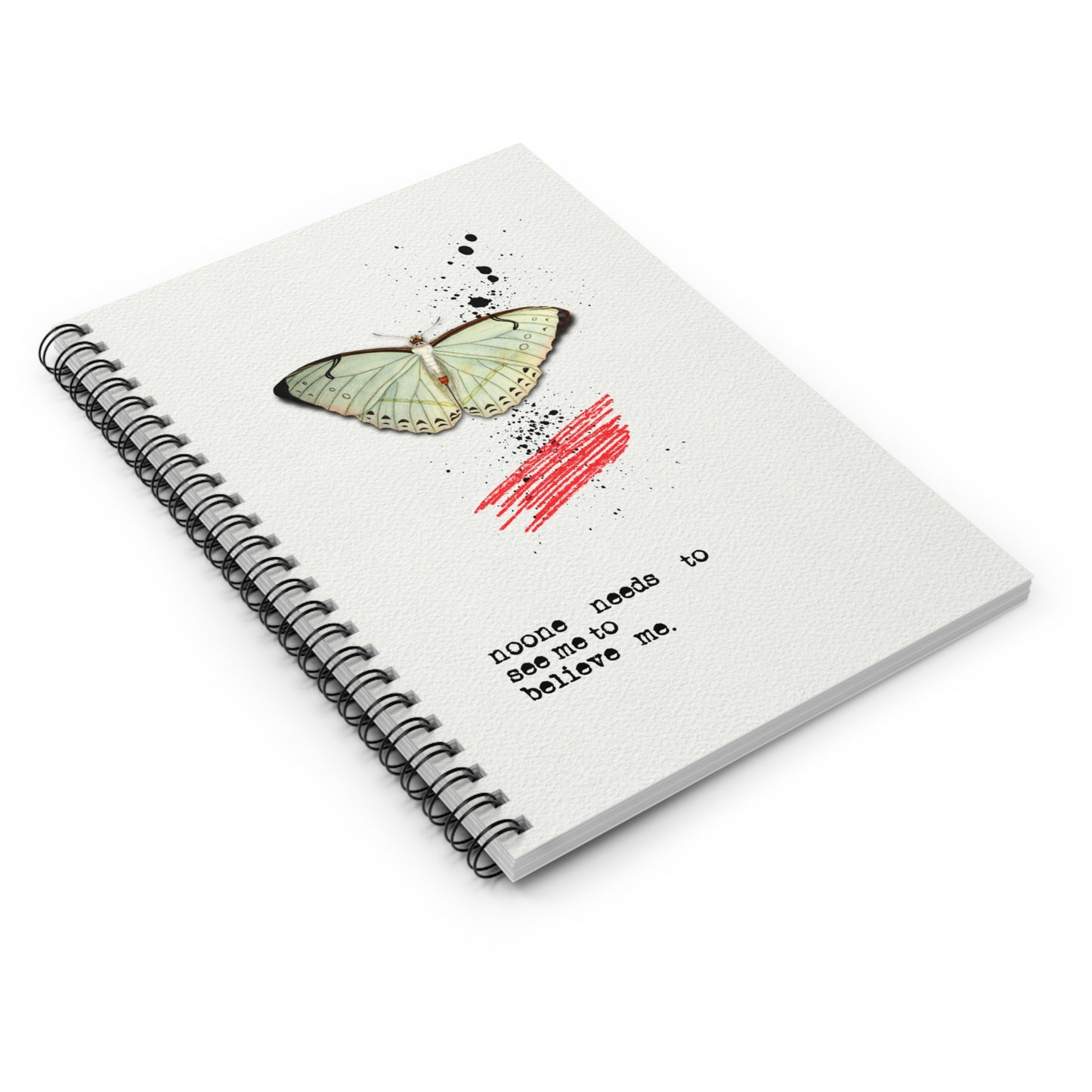 Invisible Strength | Moth Spiral Dream Journal for Healing