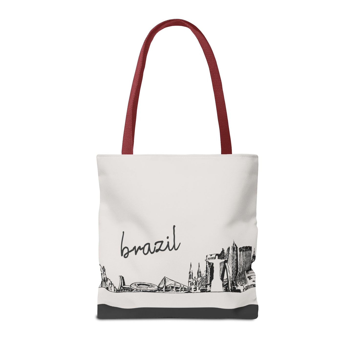 Brazil Travel Tote Bag – Lightweight Wanderlight Tote, Skyline Design, Durable Everyday Adventure Bag