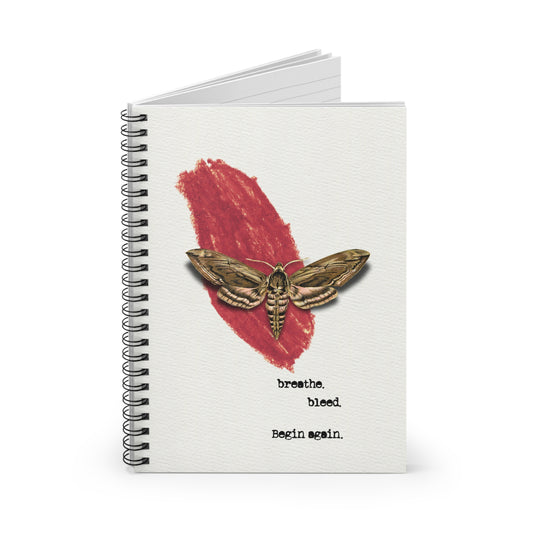 Breathe, Bleed, Begin | Empowerment Spiral Dream Journal