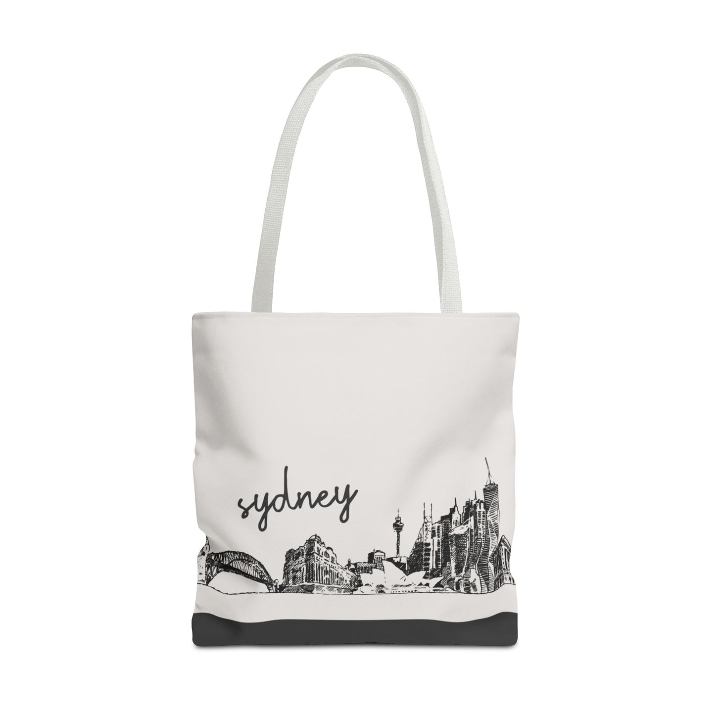 Sydney Travel Tote Bag – Lightweight Wanderlight Tote, Skyline Design, Durable Everyday Adventure Bag
