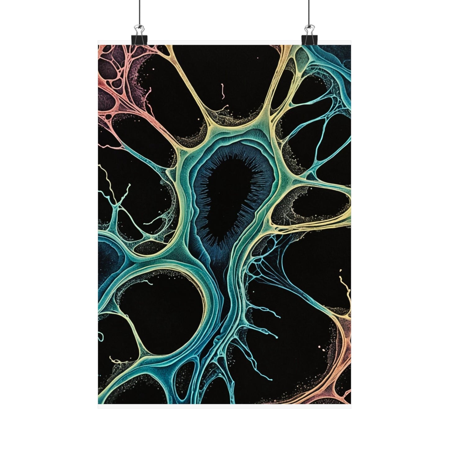 Radiant Ribosomes Matte Vertical Posters