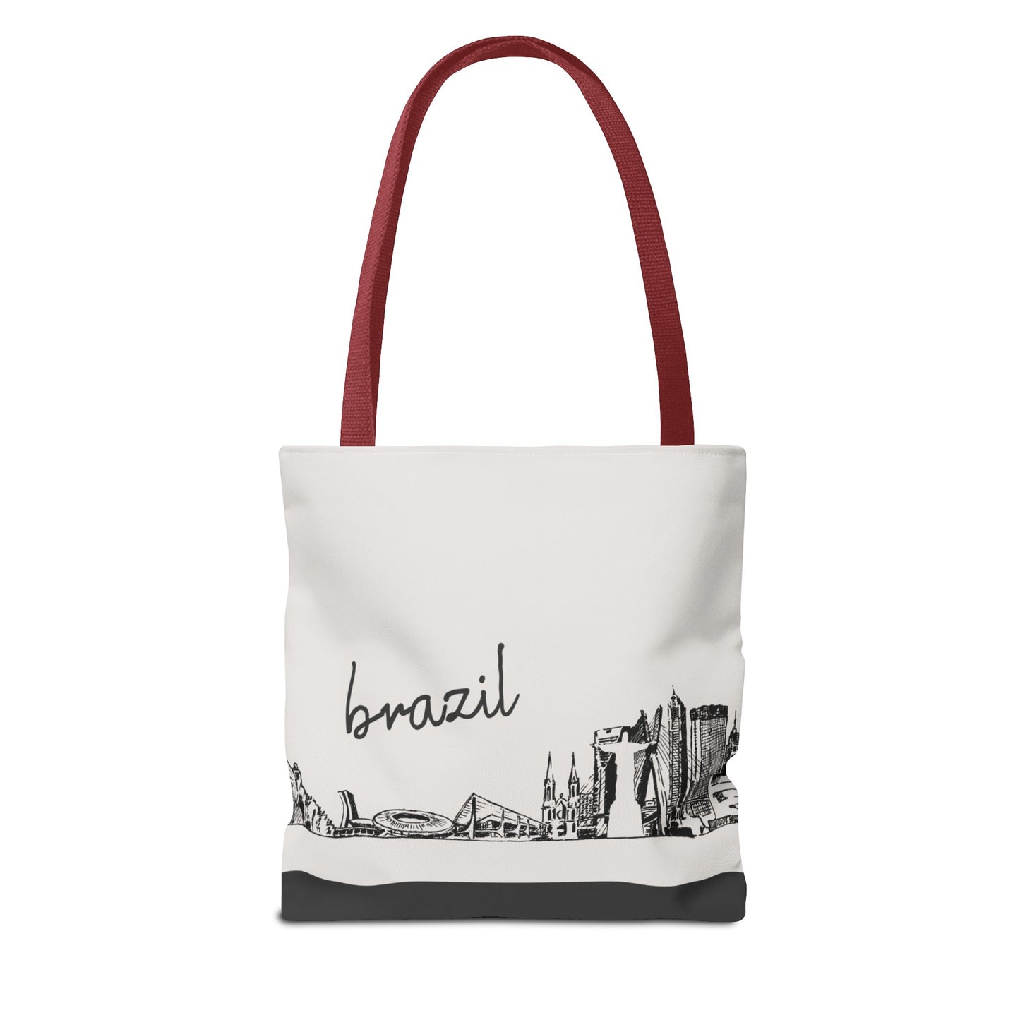 Brazil Travel Tote Bag – Lightweight Wanderlight Tote, Skyline Design, Durable Everyday Adventure Bag