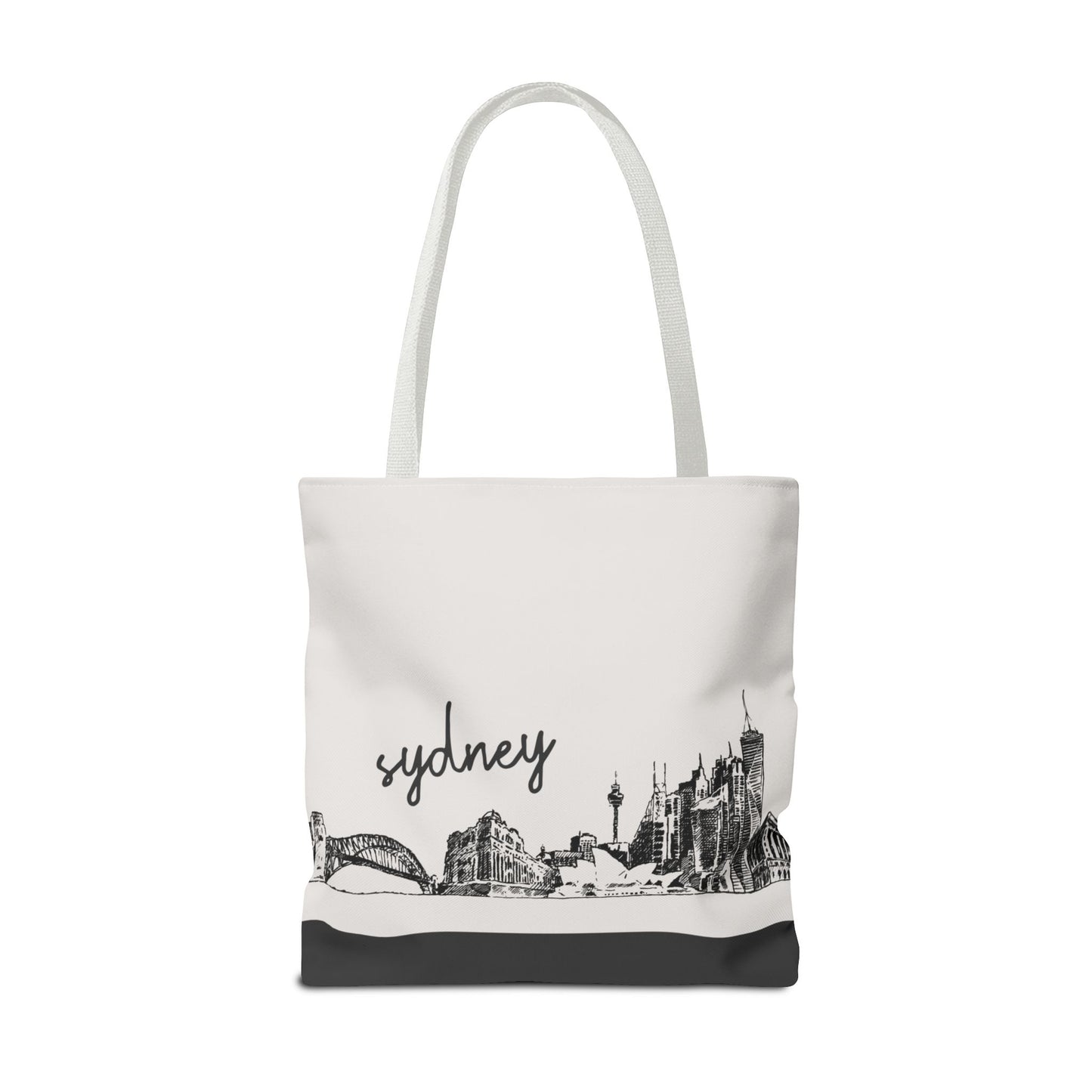 Sydney Travel Tote Bag – Lightweight Wanderlight Tote, Skyline Design, Durable Everyday Adventure Bag