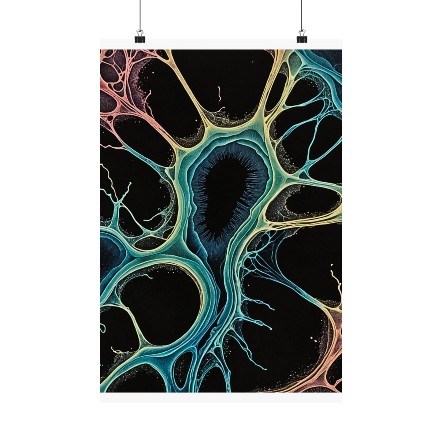 Radiant Ribosomes Matte Vertical Posters