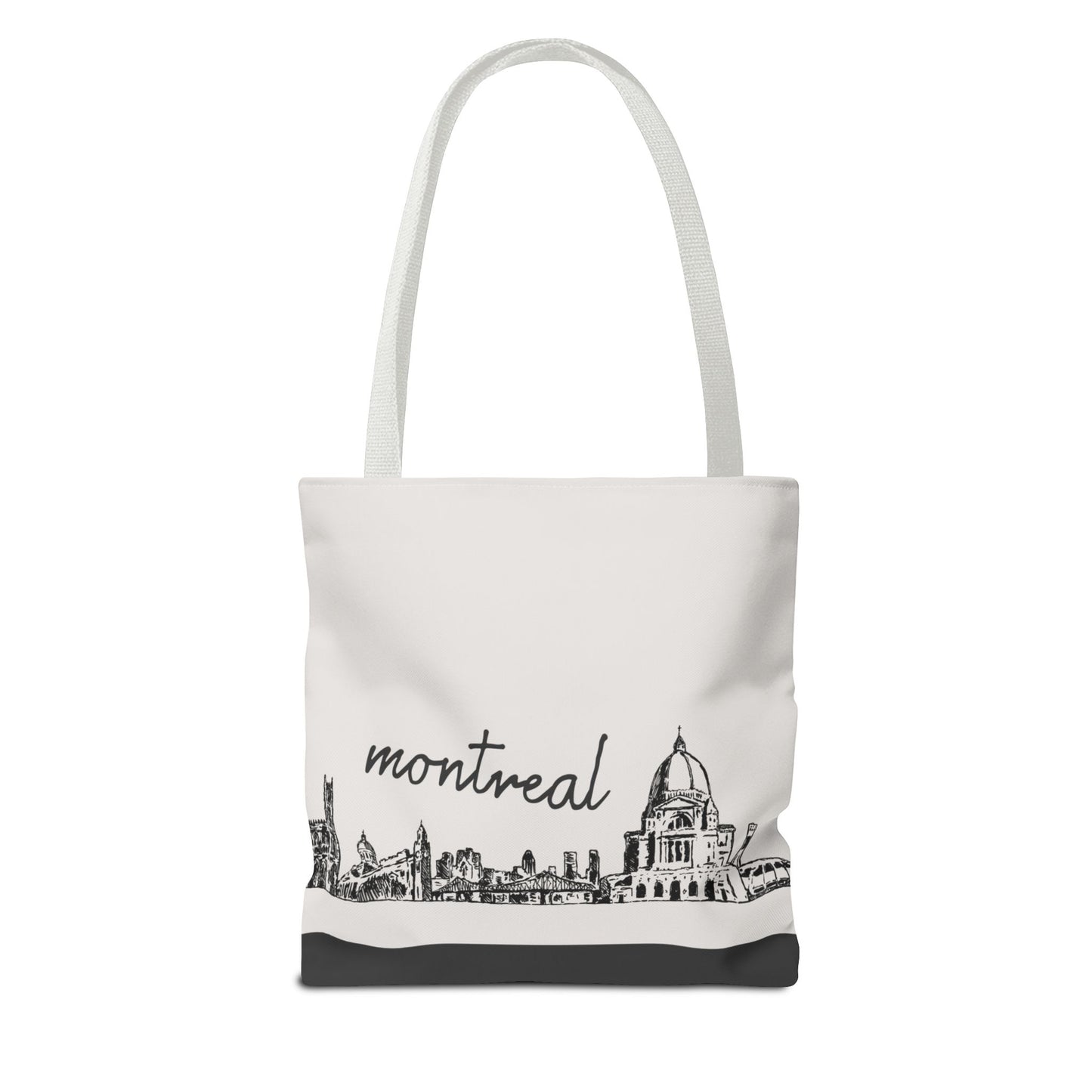 Montreal Travel Tote Bag – Lightweight Wanderlight Tote, Skyline Design, Durable Everyday Adventure Bag