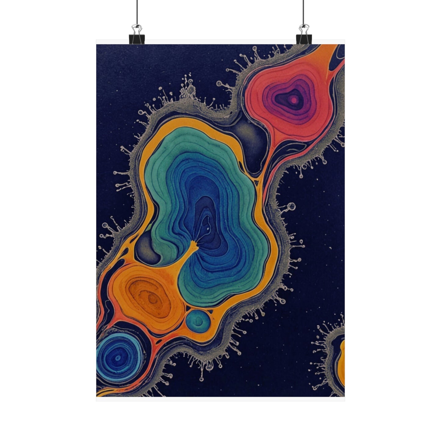 Chromatic Chromosomes Matte Vertical Posters