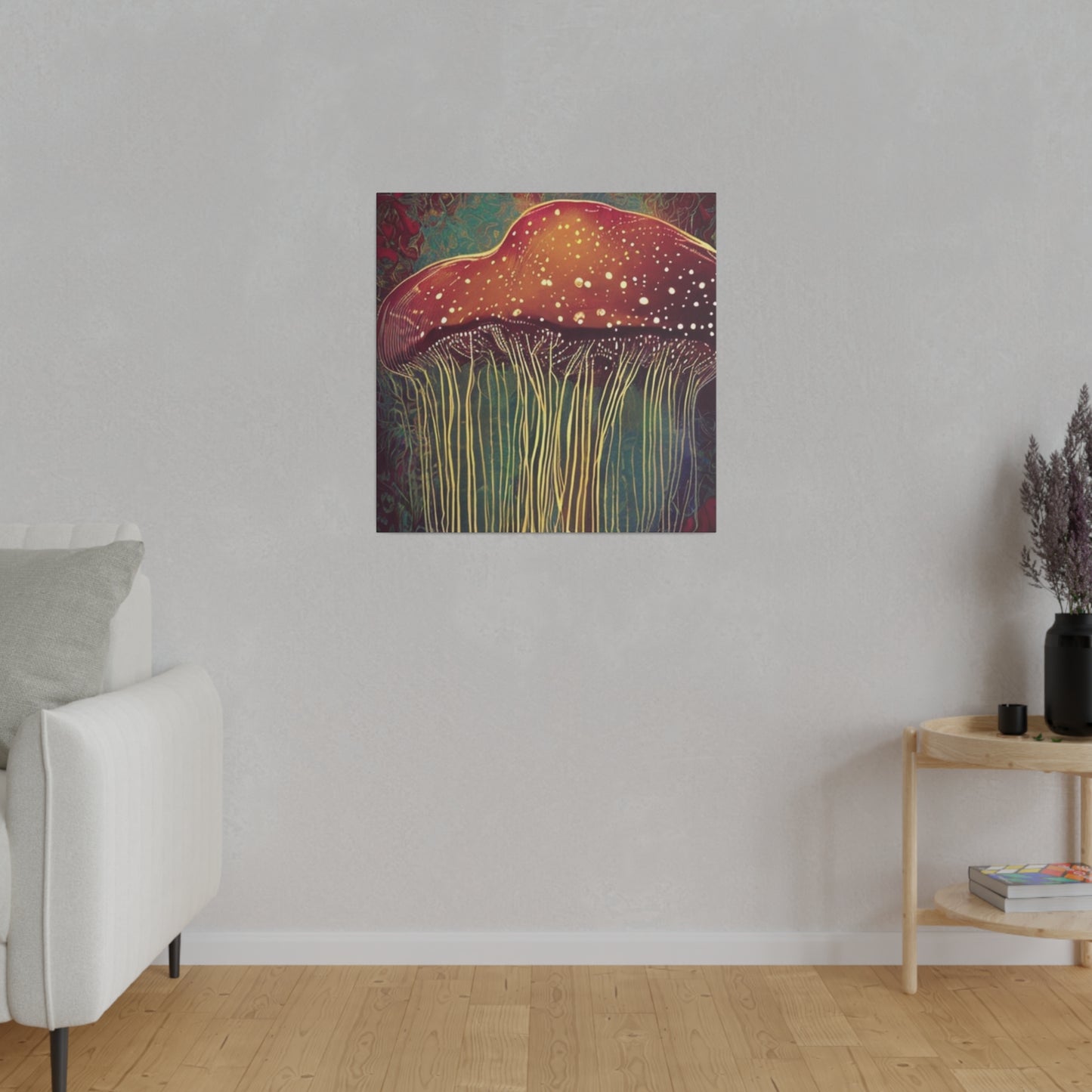 Organic Fungi Symphony Canvas Wall Art
