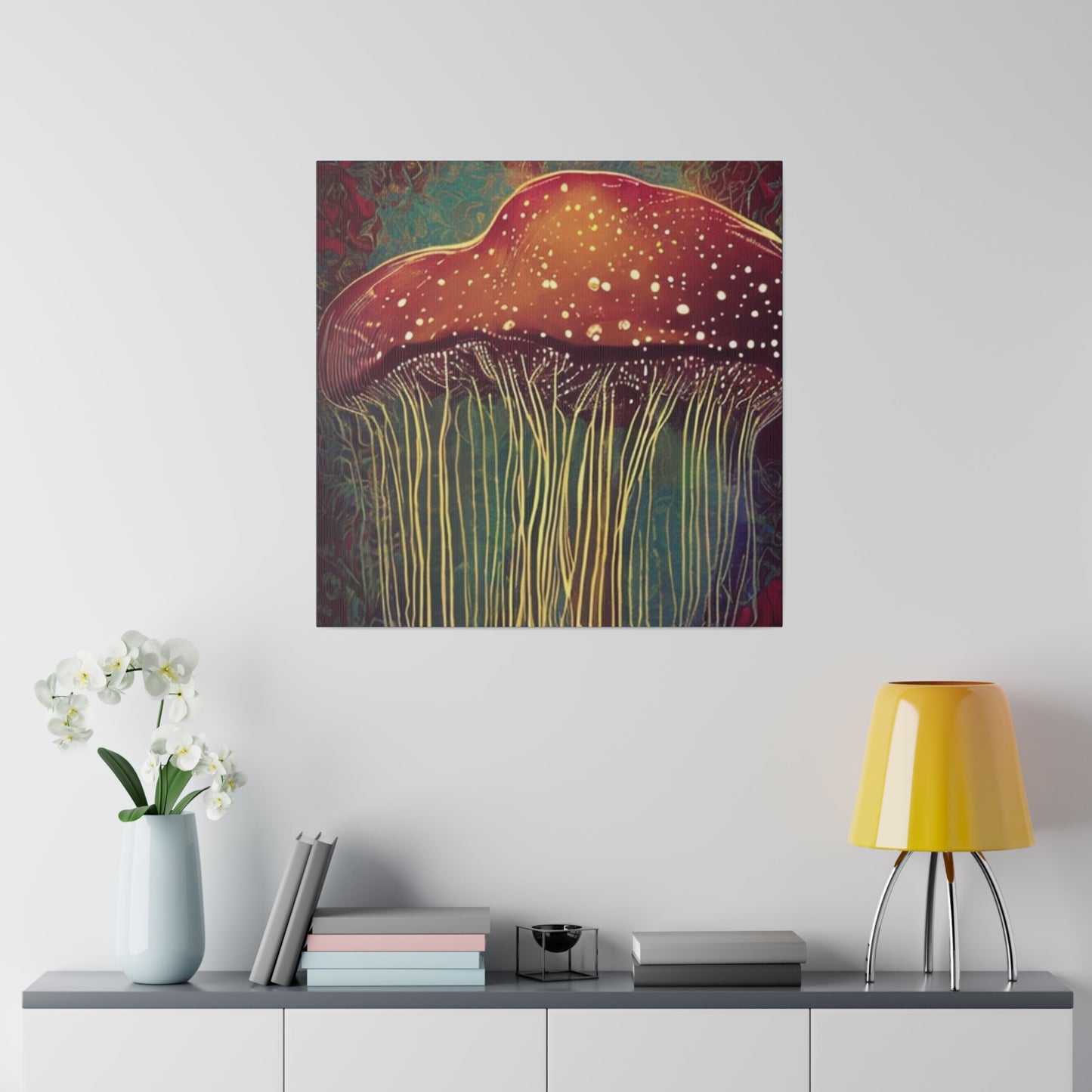 Organic Fungi Symphony Canvas Wall Art