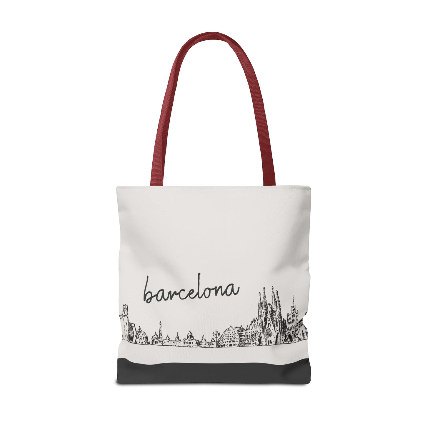 Barcelona Travel Tote Bag – Lightweight Wanderlight Tote, Skyline Design, Durable Everyday Adventure Bag