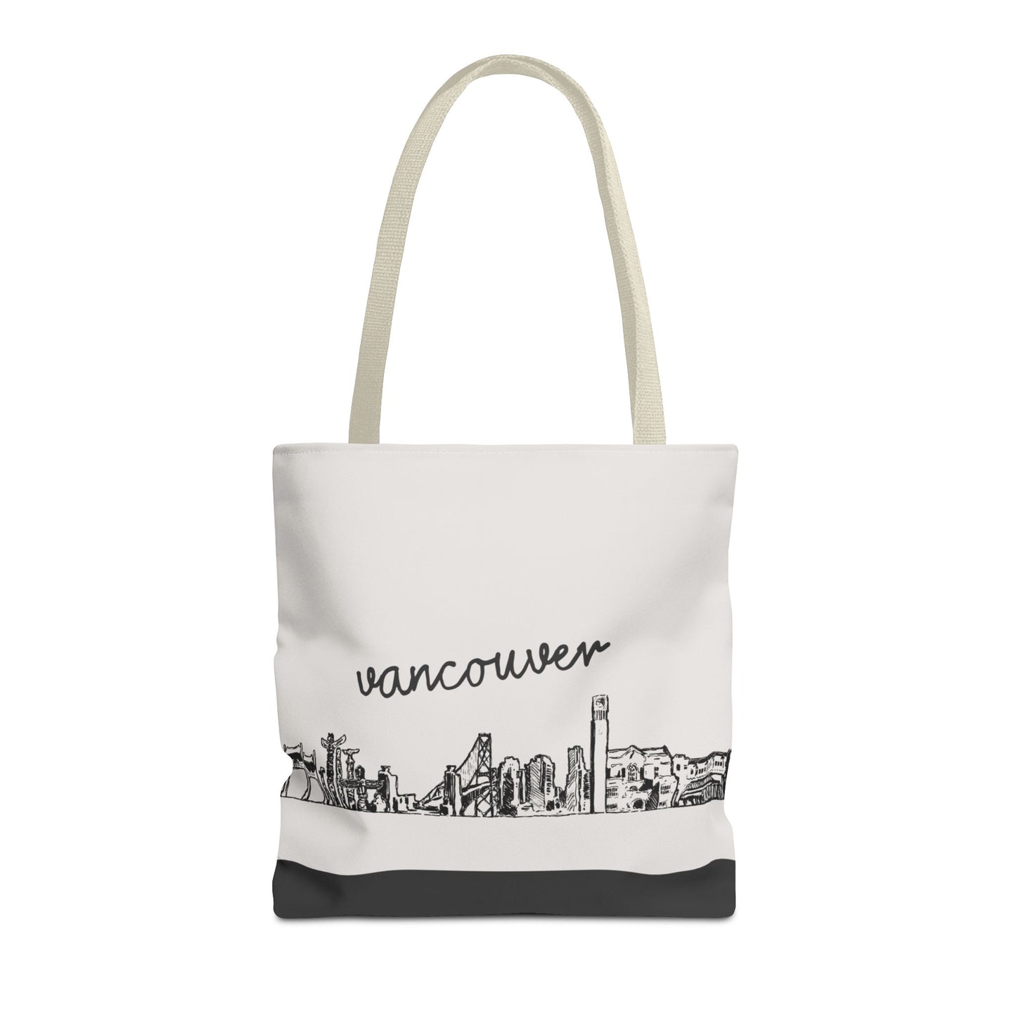 Vancouver Travel Tote Bag – Lightweight Wanderlight Tote, Skyline Design, Durable Everyday Adventure Bag