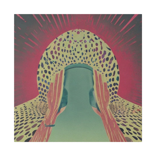 Wild Harmony: Animal Print Abstract Geometric Canvas Wall Art