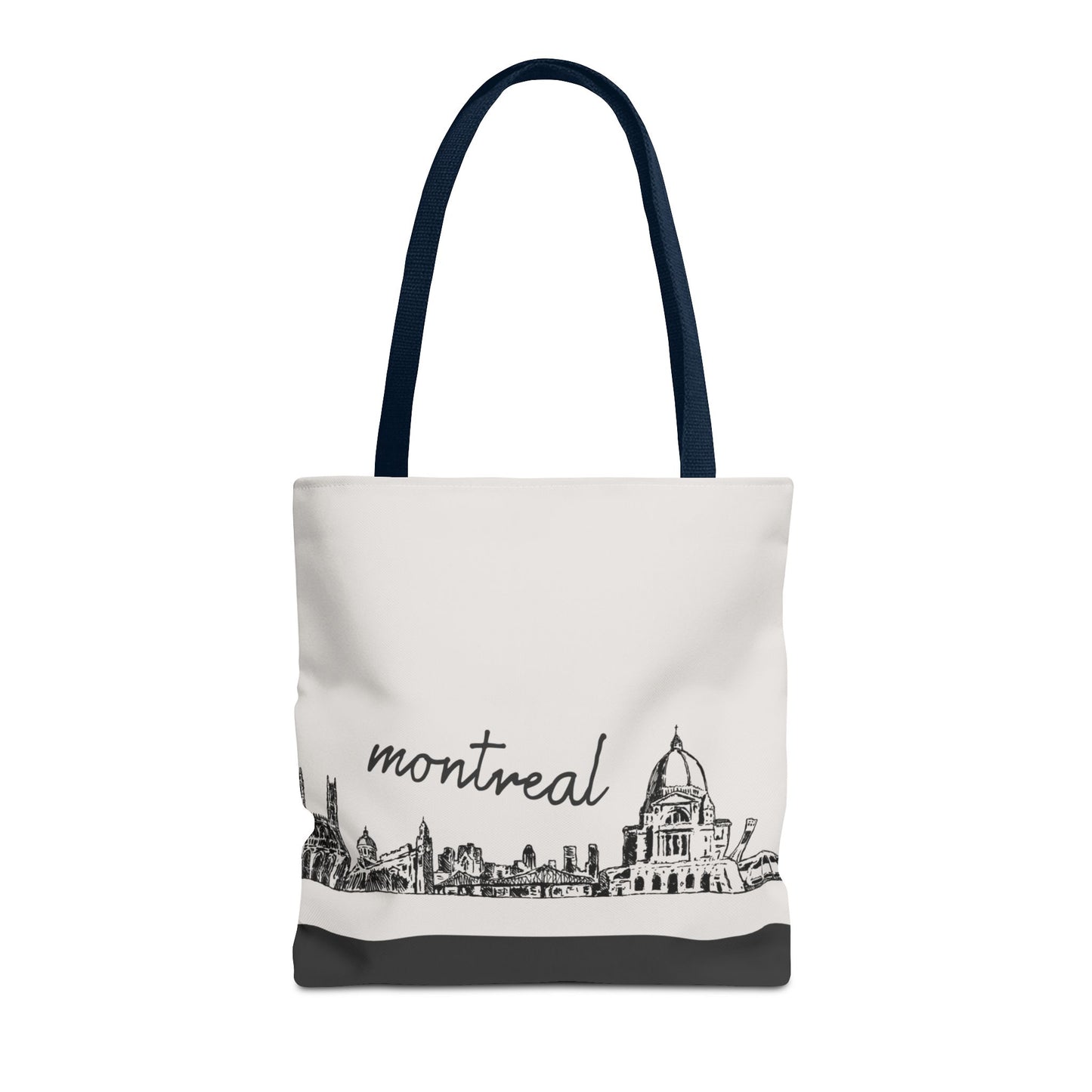 Montreal Travel Tote Bag – Lightweight Wanderlight Tote, Skyline Design, Durable Everyday Adventure Bag