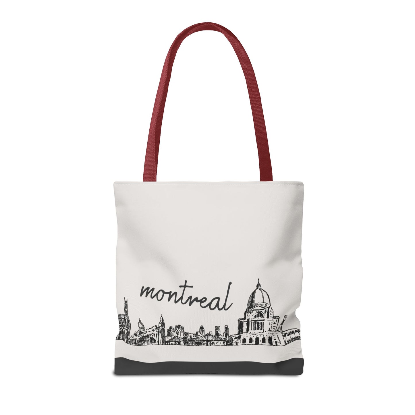 Montreal Travel Tote Bag – Lightweight Wanderlight Tote, Skyline Design, Durable Everyday Adventure Bag