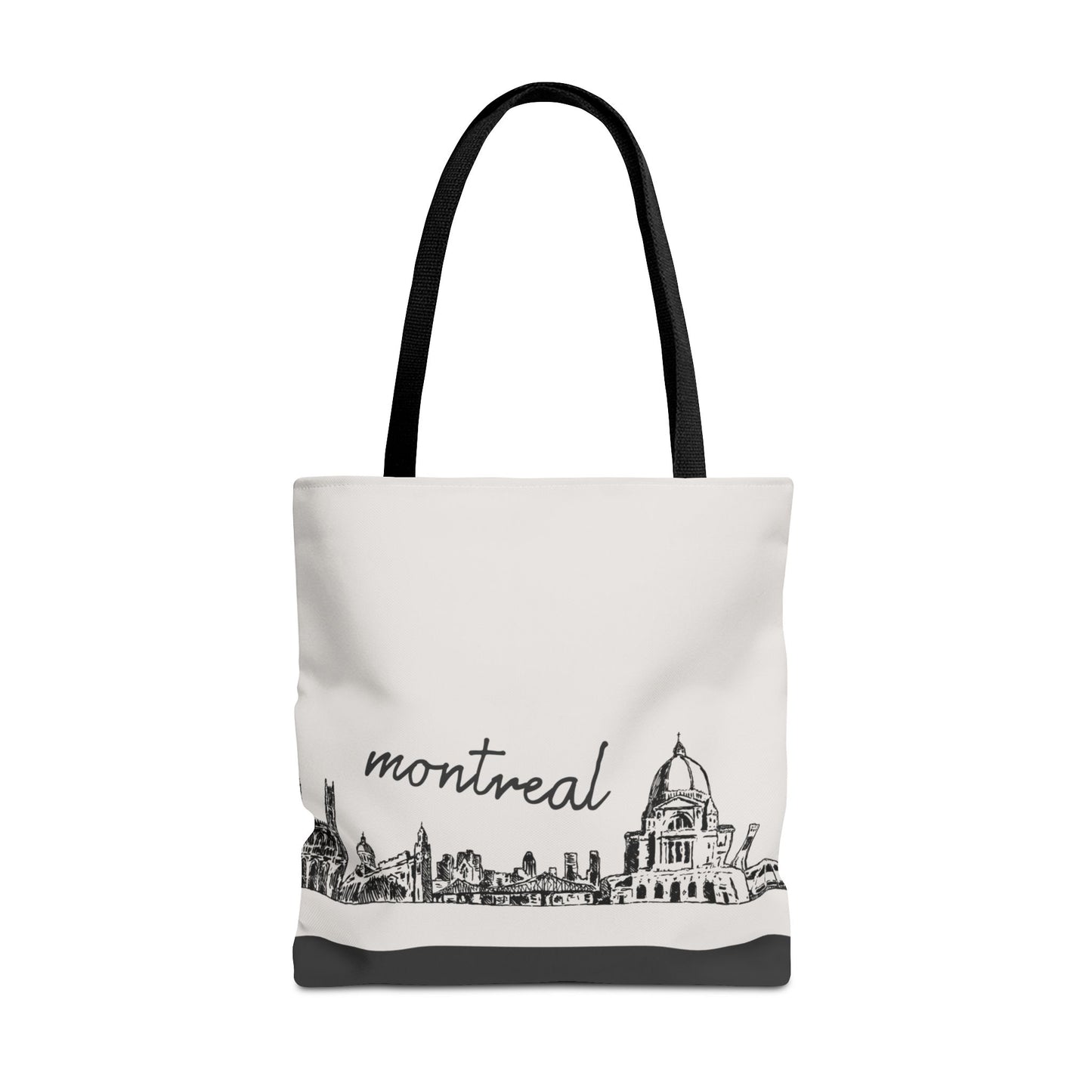 Montreal Travel Tote Bag – Lightweight Wanderlight Tote, Skyline Design, Durable Everyday Adventure Bag