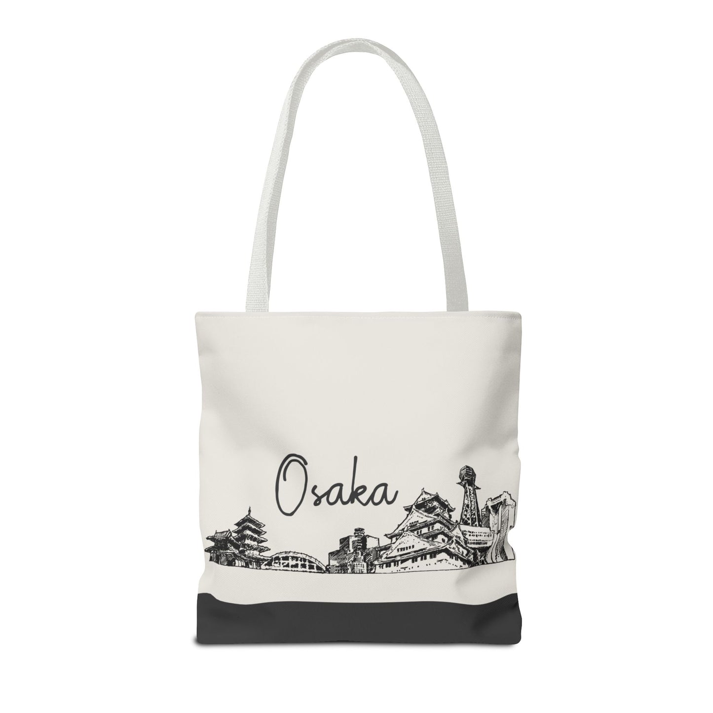 Osaka Travel Tote Bag – Lightweight Wanderlight Tote, Skyline Design, Durable Everyday Adventure Bag
