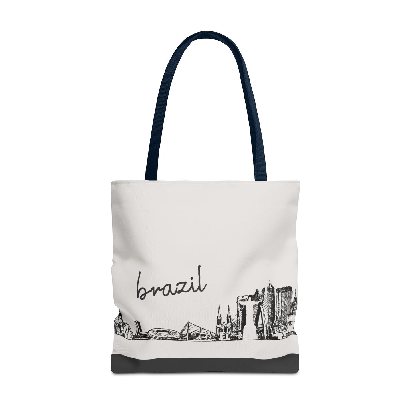 Brazil Travel Tote Bag – Lightweight Wanderlight Tote, Skyline Design, Durable Everyday Adventure Bag
