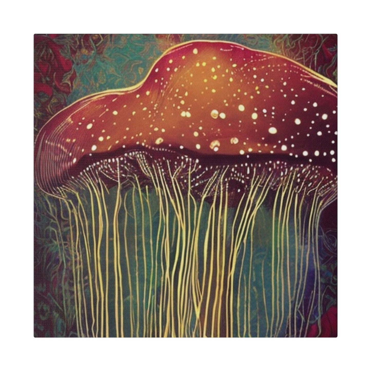 Organic Fungi Symphony Canvas Wall Art