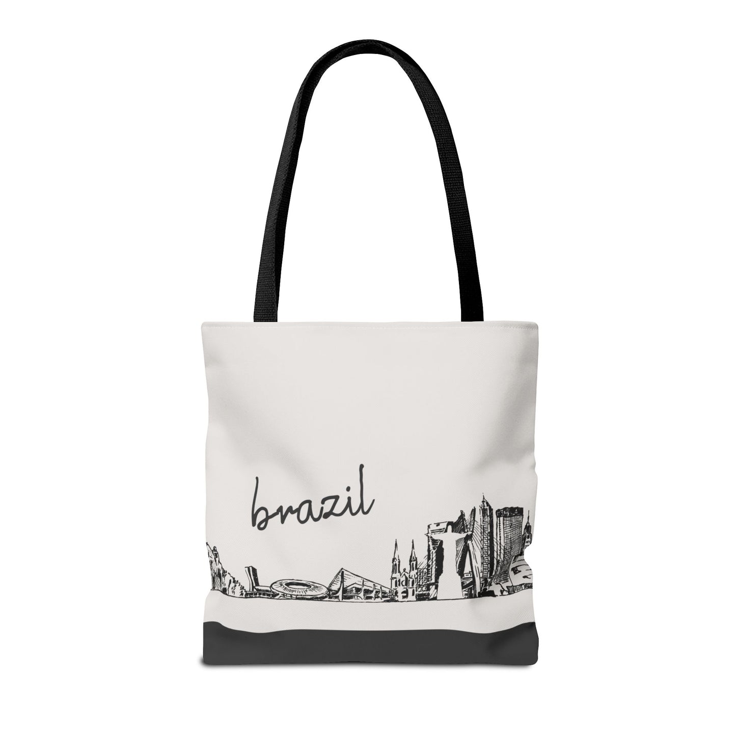 Brazil Travel Tote Bag – Lightweight Wanderlight Tote, Skyline Design, Durable Everyday Adventure Bag