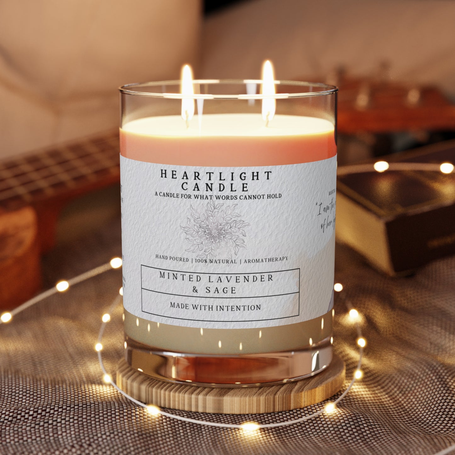 Heartlight Mother’s Legacy Scented Candle - 11oz Aromatherapy Candle for Relaxation and Intention