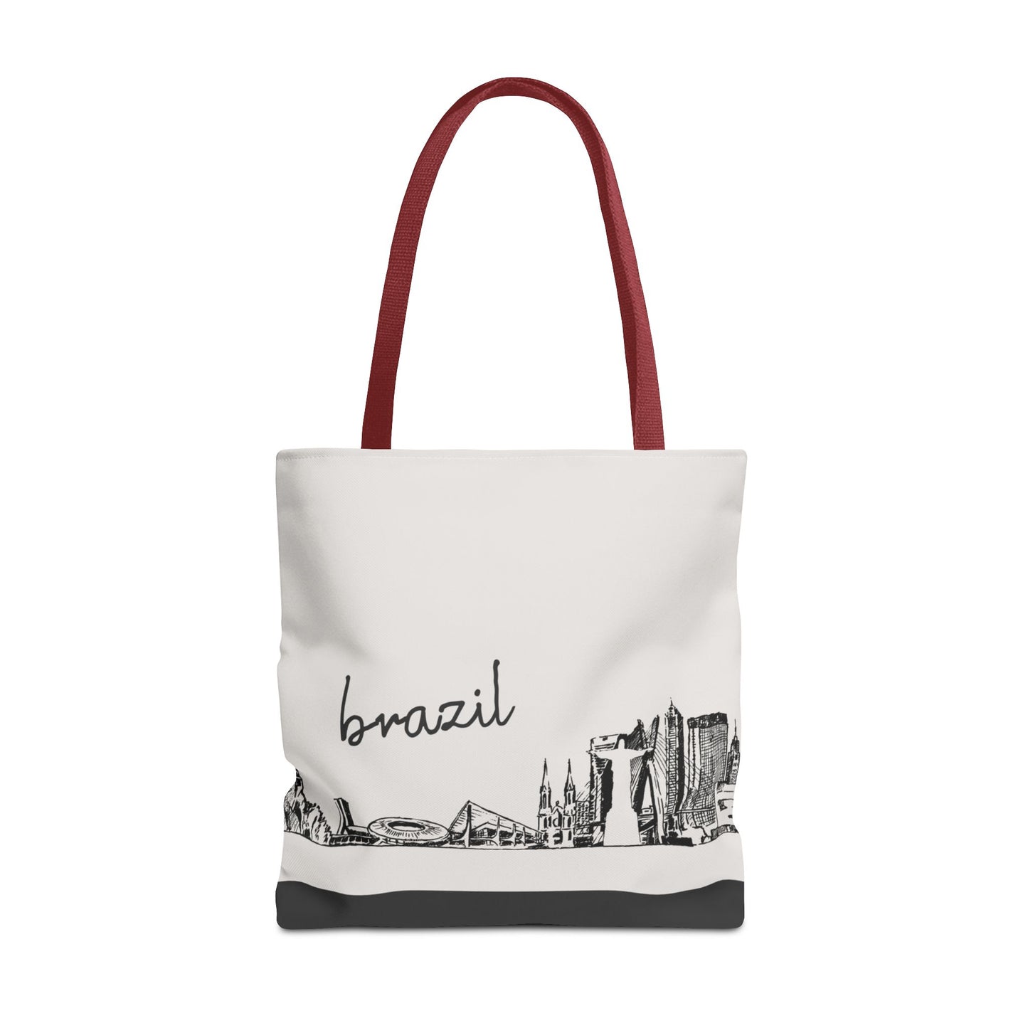 Brazil Travel Tote Bag – Lightweight Wanderlight Tote, Skyline Design, Durable Everyday Adventure Bag