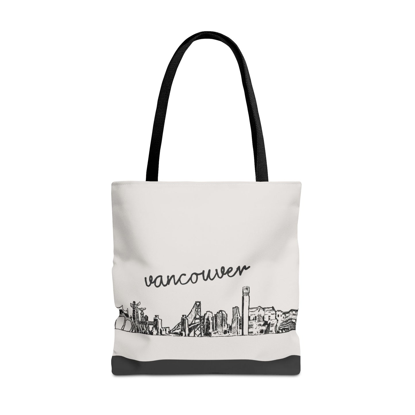 Vancouver Travel Tote Bag – Lightweight Wanderlight Tote, Skyline Design, Durable Everyday Adventure Bag
