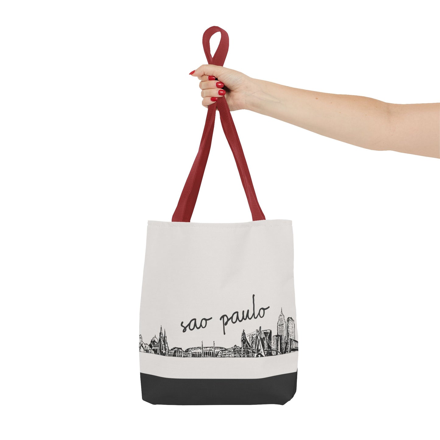São Paulo Travel Tote Bag – Lightweight Wanderlight Tote, Skyline Design, Durable Everyday Adventure Bag