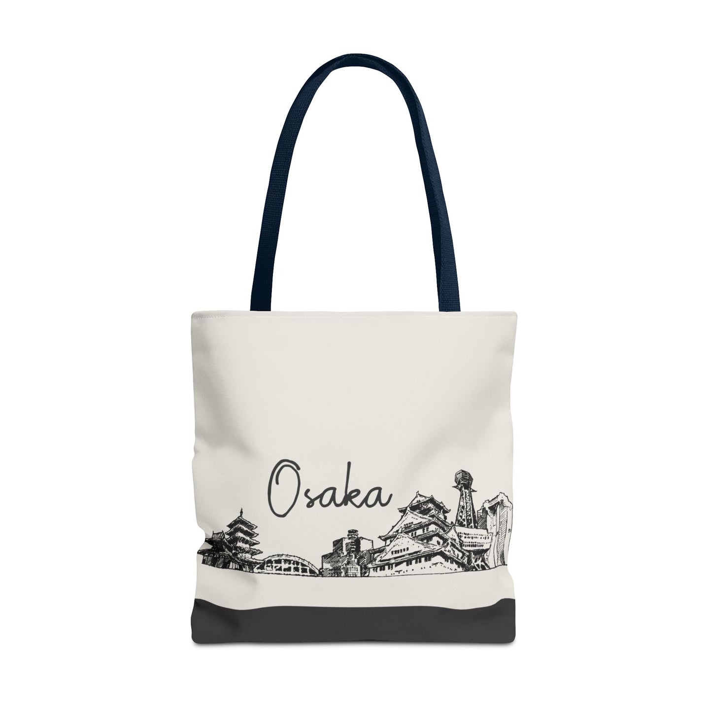 Osaka Travel Tote Bag – Lightweight Wanderlight Tote, Skyline Design, Durable Everyday Adventure Bag