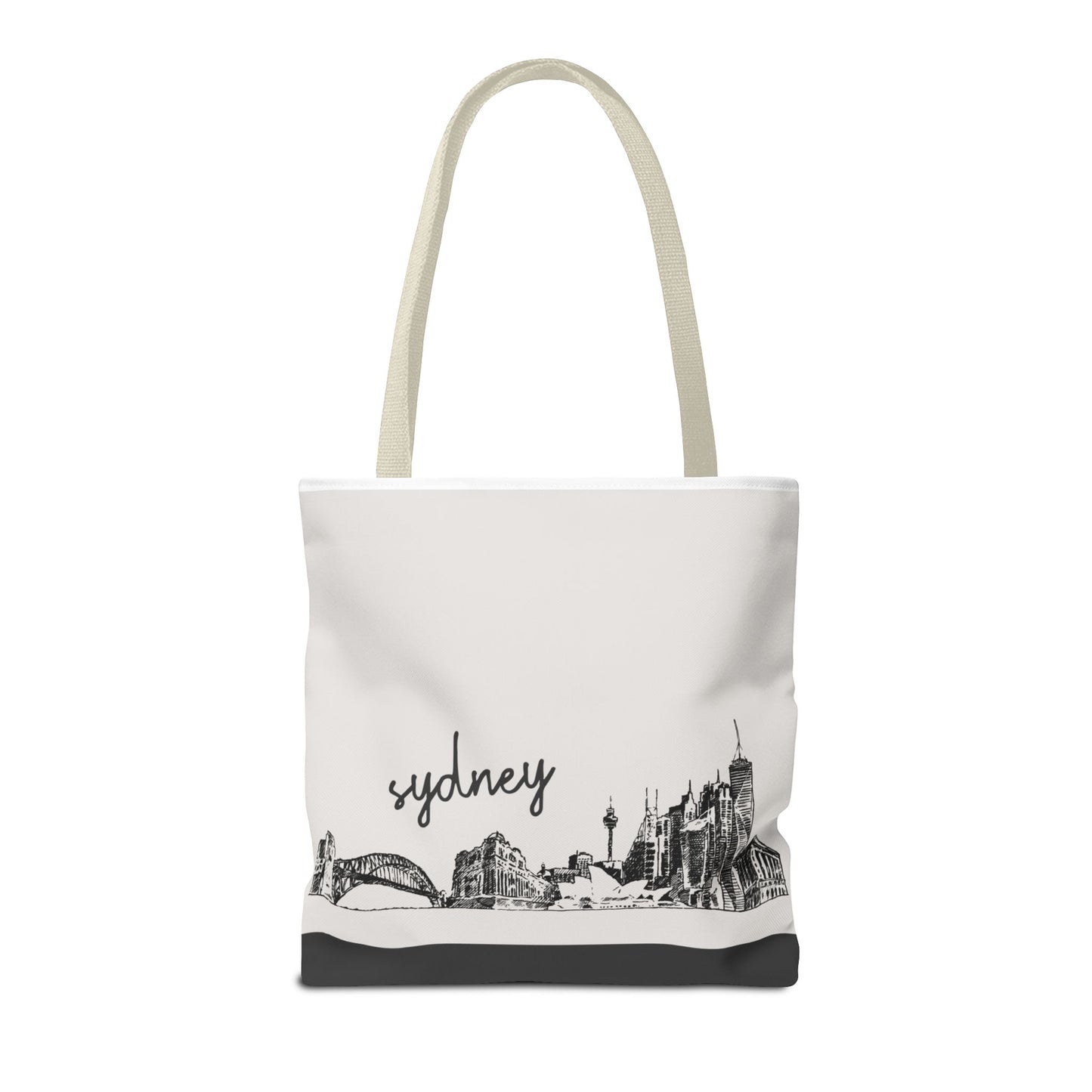 Sydney Travel Tote Bag – Lightweight Wanderlight Tote, Skyline Design, Durable Everyday Adventure Bag