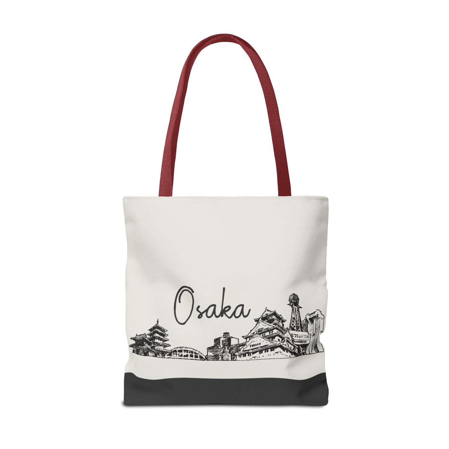 Osaka Travel Tote Bag – Lightweight Wanderlight Tote, Skyline Design, Durable Everyday Adventure Bag