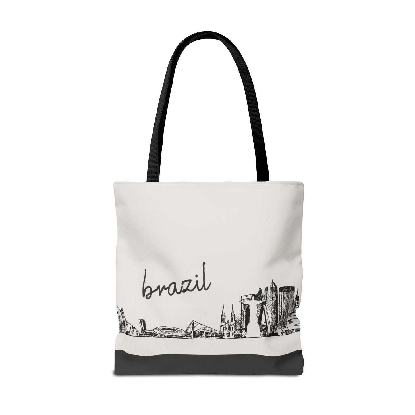 Brazil Travel Tote Bag – Lightweight Wanderlight Tote, Skyline Design, Durable Everyday Adventure Bag