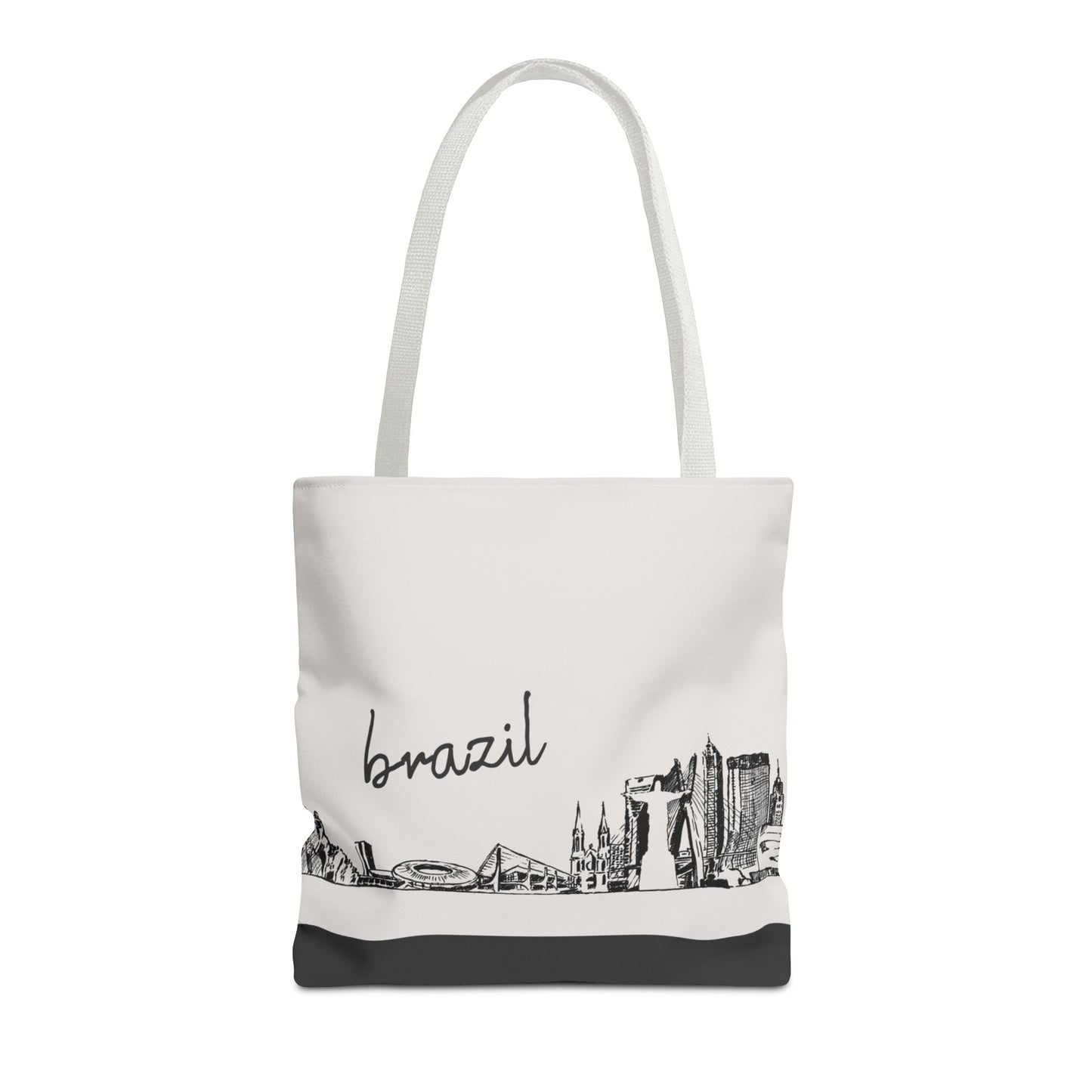 Brazil Travel Tote Bag – Lightweight Wanderlight Tote, Skyline Design, Durable Everyday Adventure Bag
