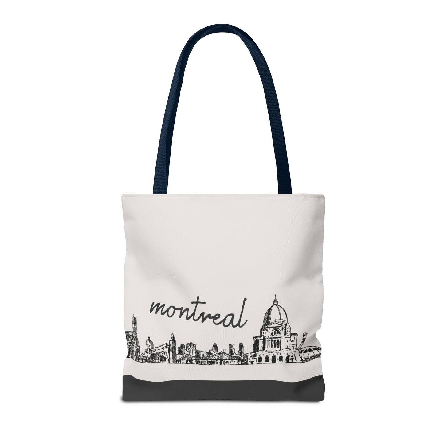 Montreal Travel Tote Bag – Lightweight Wanderlight Tote, Skyline Design, Durable Everyday Adventure Bag