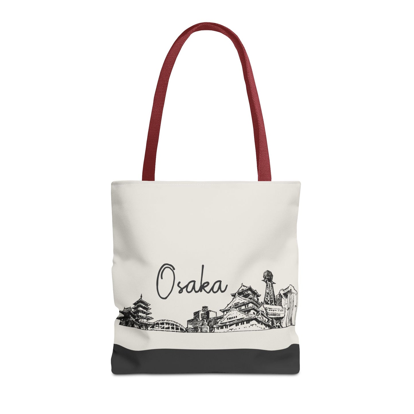 Osaka Travel Tote Bag – Lightweight Wanderlight Tote, Skyline Design, Durable Everyday Adventure Bag