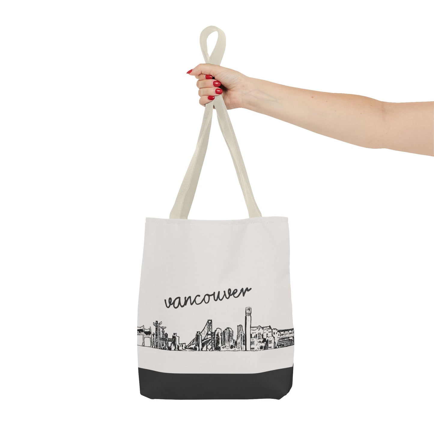 Vancouver Travel Tote Bag – Lightweight Wanderlight Tote, Skyline Design, Durable Everyday Adventure Bag