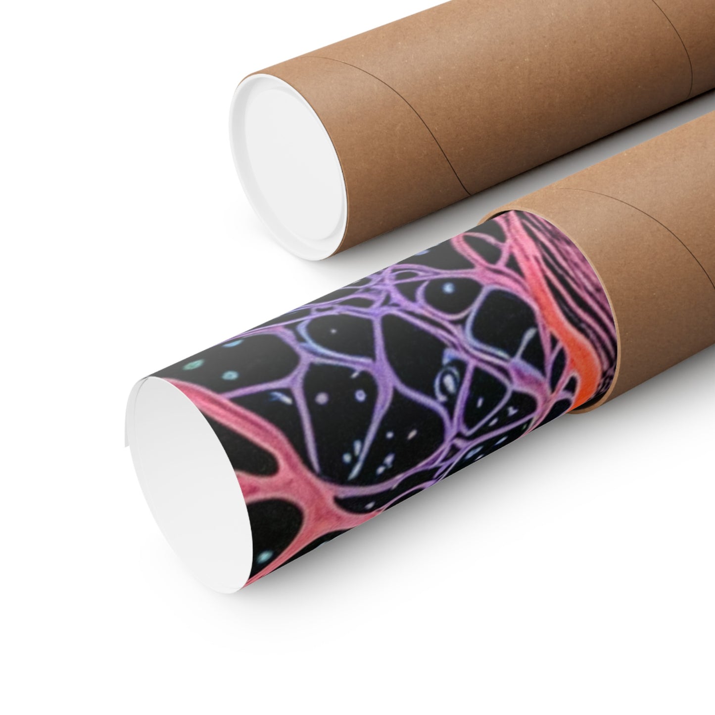 Neon Nucleolus Matte Vertical Posters