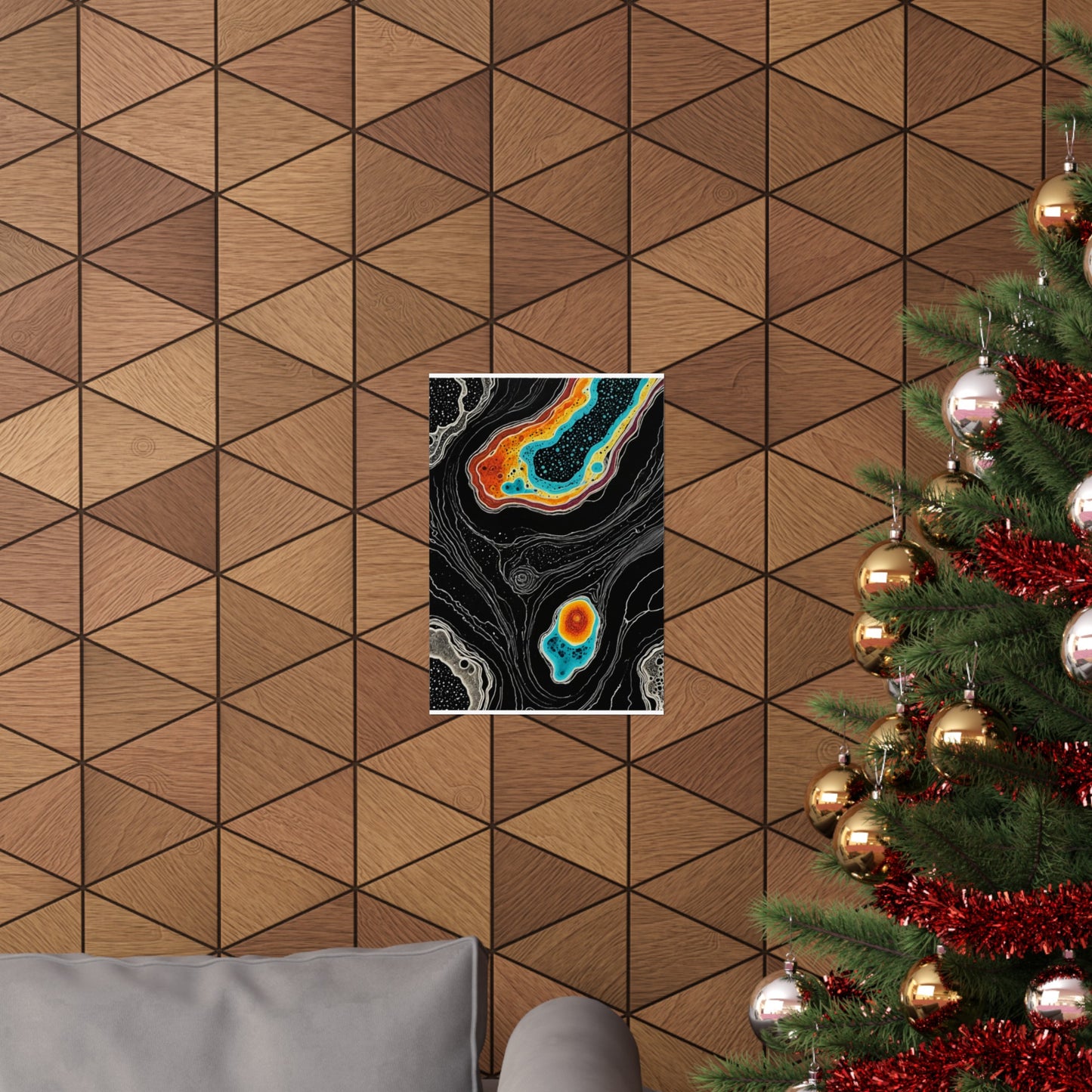 Cellular Symphony Matte Vertical Posters