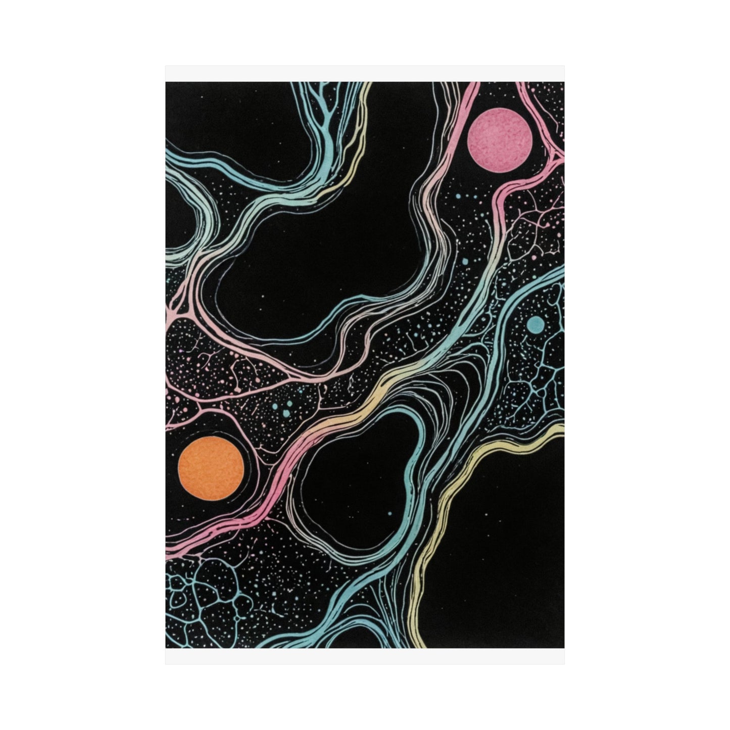 Psychedelic Protists Matte Vertical Posters