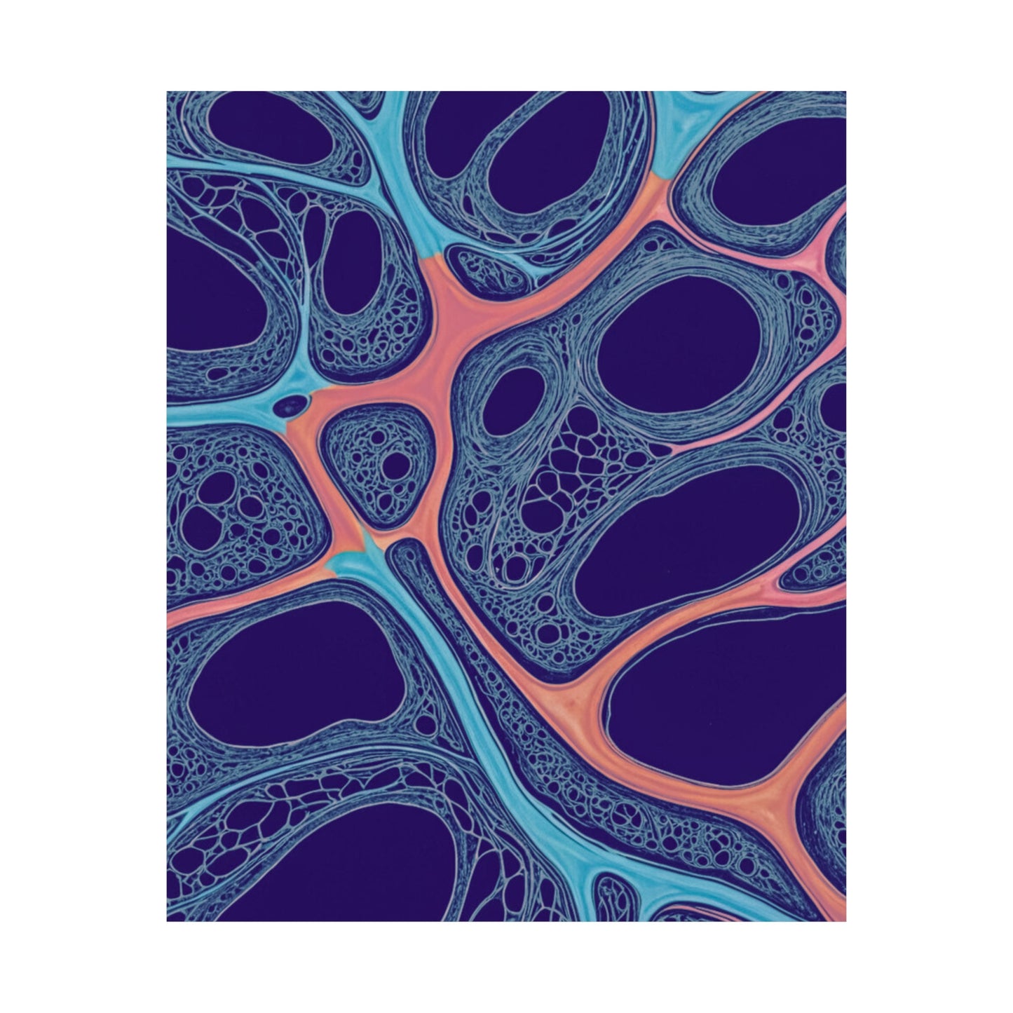 Techno Tendons Matte Vertical Posters