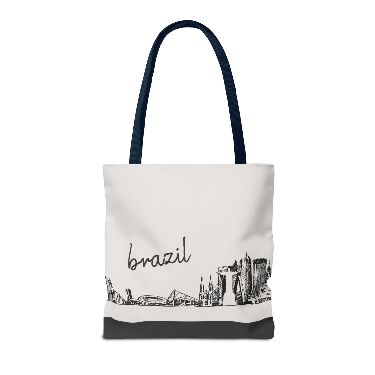 Brazil Travel Tote Bag – Lightweight Wanderlight Tote, Skyline Design, Durable Everyday Adventure Bag