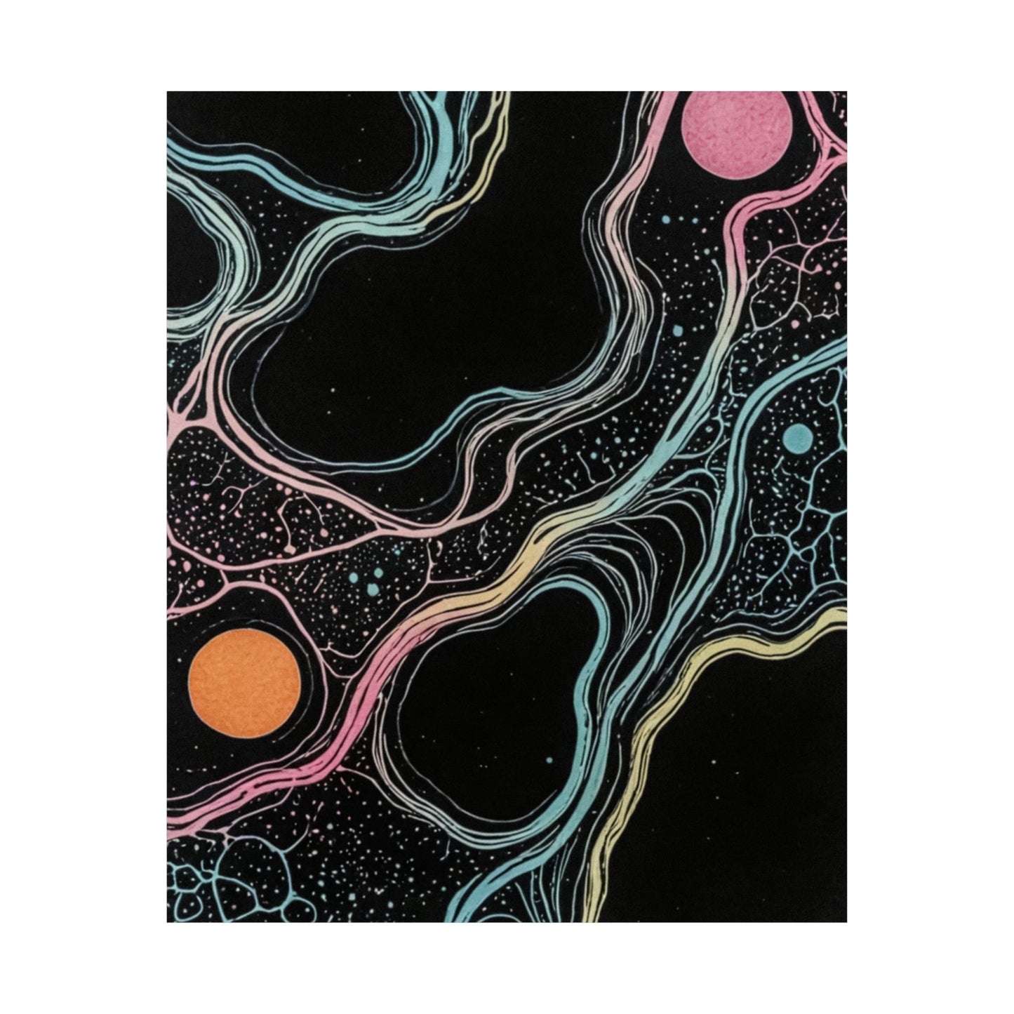 Psychedelic Protists Matte Vertical Posters