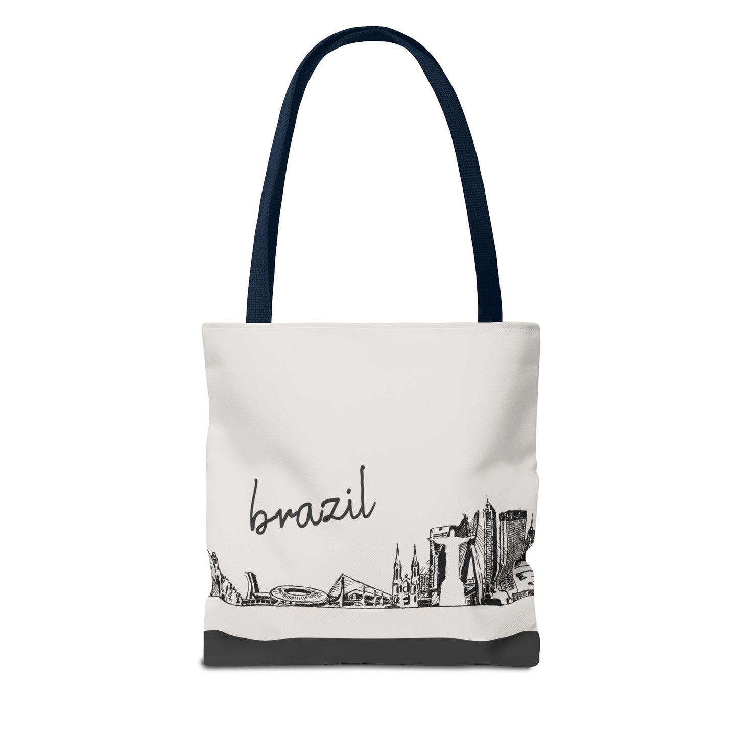 Brazil Travel Tote Bag – Lightweight Wanderlight Tote, Skyline Design, Durable Everyday Adventure Bag