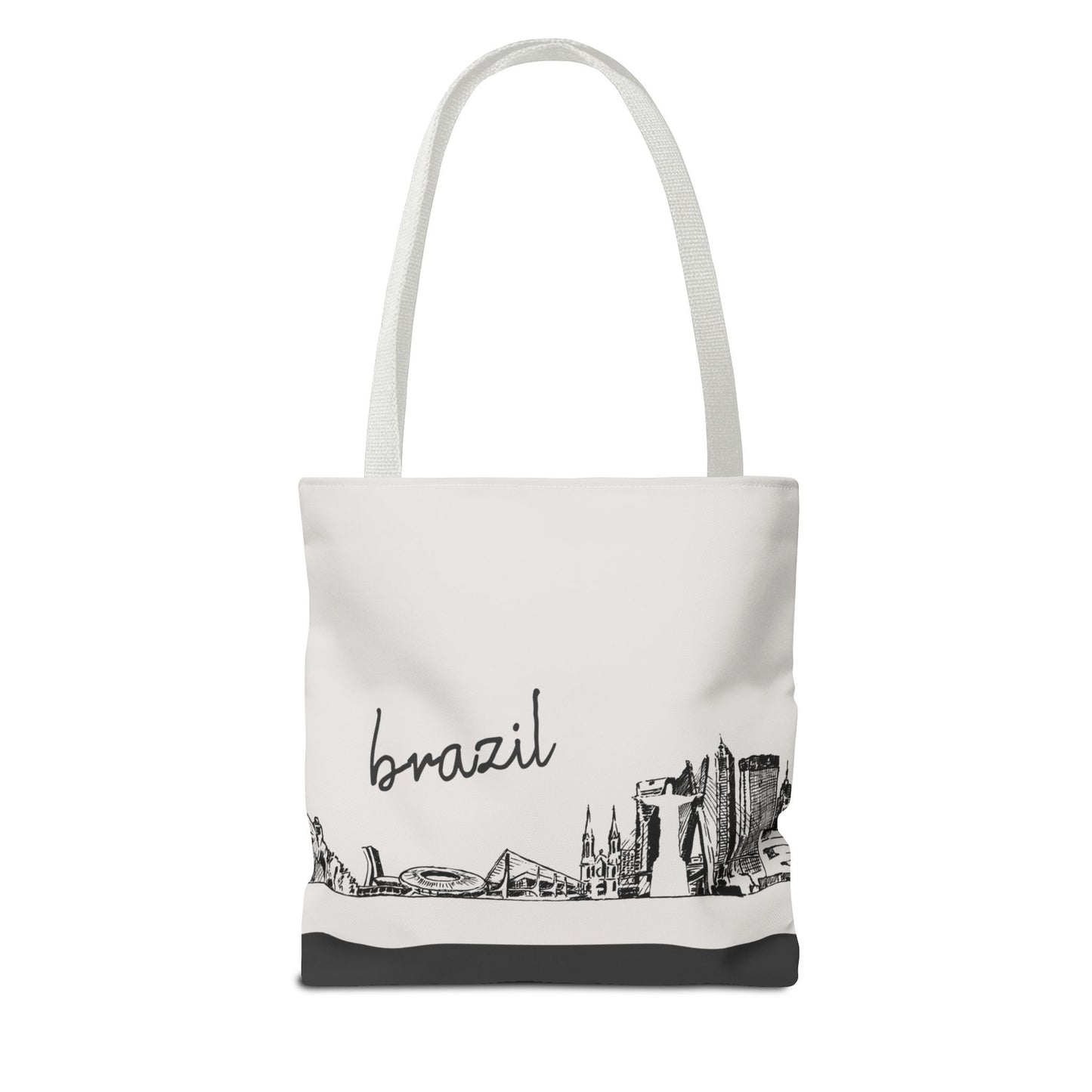 Brazil Travel Tote Bag – Lightweight Wanderlight Tote, Skyline Design, Durable Everyday Adventure Bag