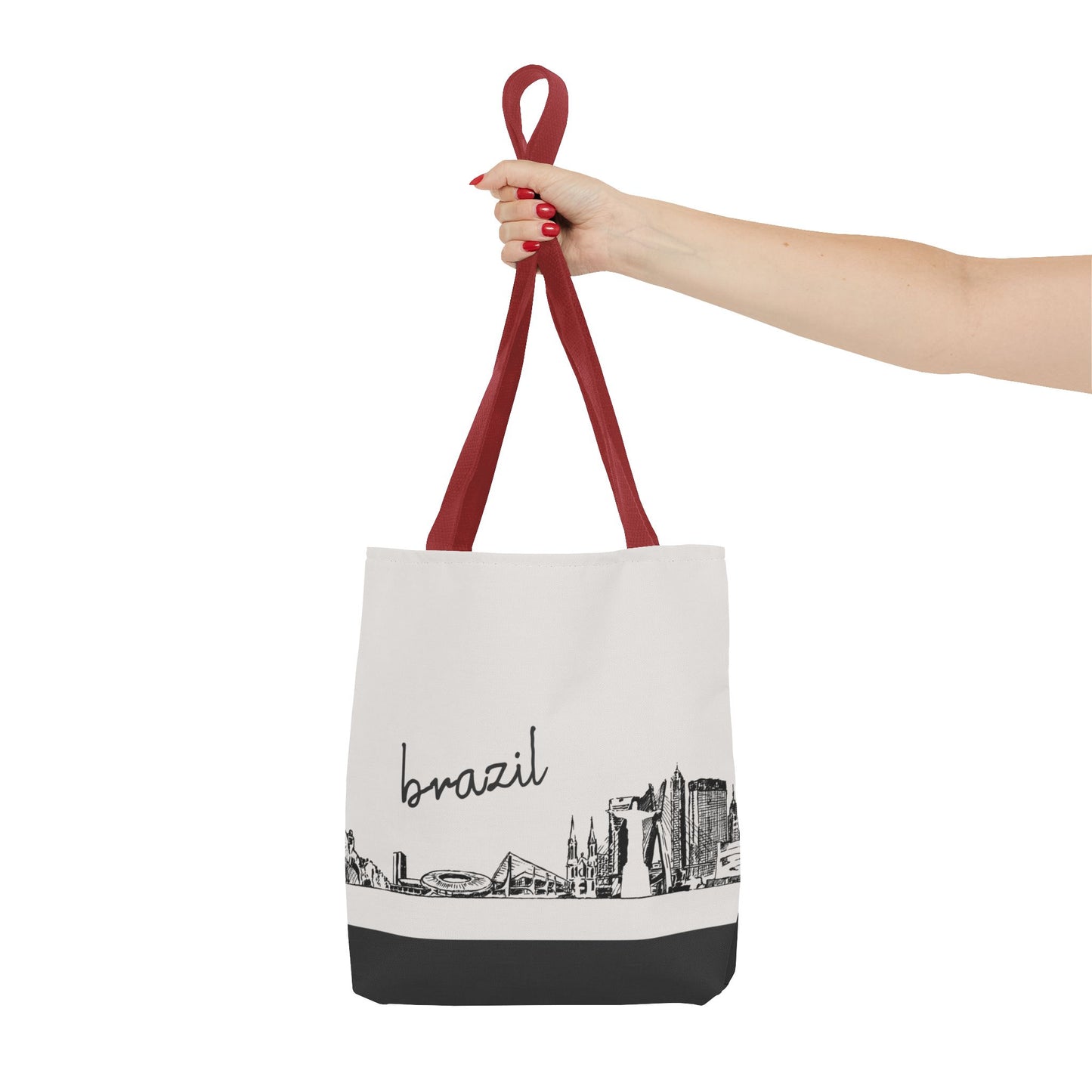 Brazil Travel Tote Bag – Lightweight Wanderlight Tote, Skyline Design, Durable Everyday Adventure Bag
