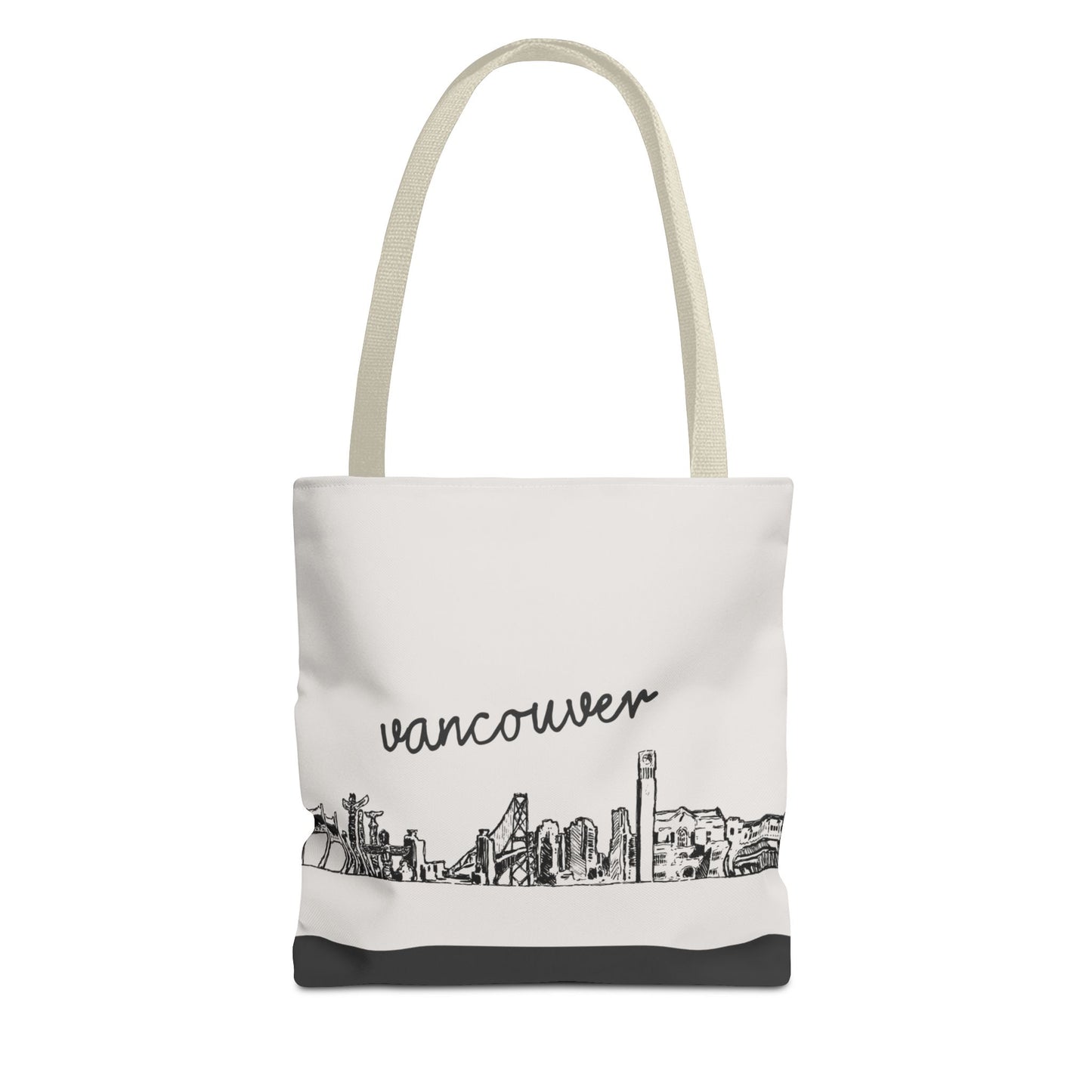 Vancouver Travel Tote Bag – Lightweight Wanderlight Tote, Skyline Design, Durable Everyday Adventure Bag