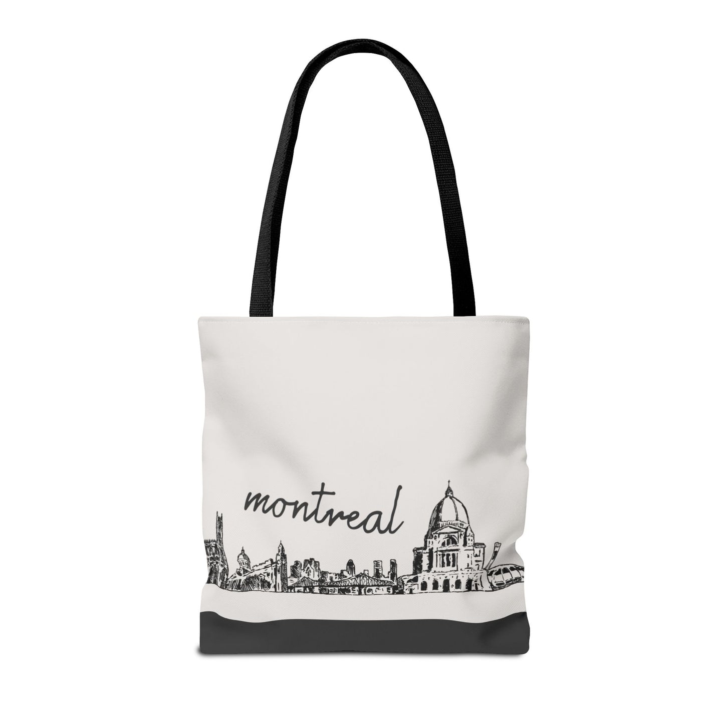 Montreal Travel Tote Bag – Lightweight Wanderlight Tote, Skyline Design, Durable Everyday Adventure Bag