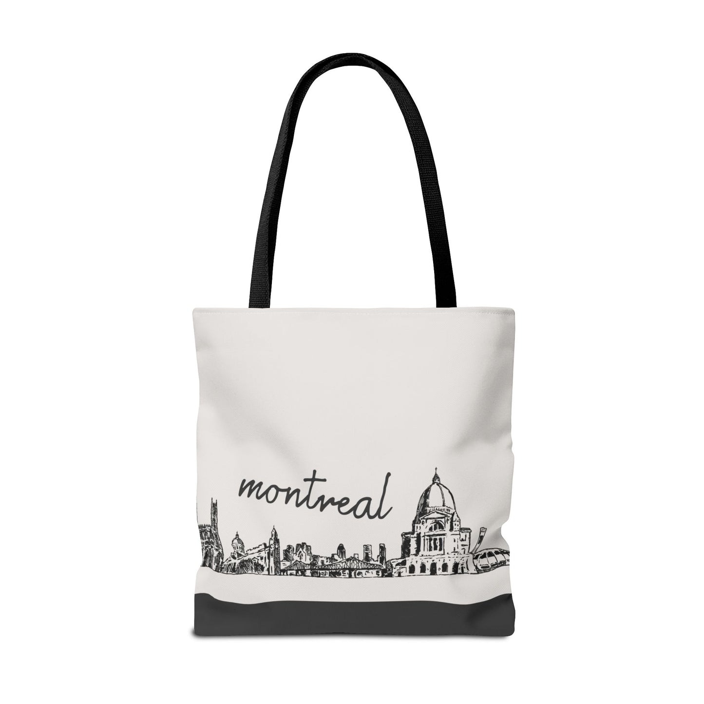 Montreal Travel Tote Bag – Lightweight Wanderlight Tote, Skyline Design, Durable Everyday Adventure Bag